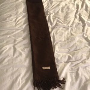 Brown cashmere scarf